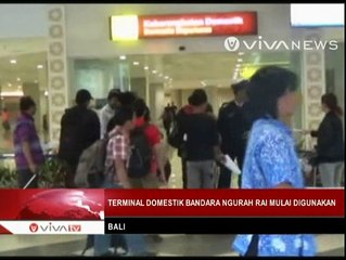Terminal Domestik Bandara Ngurah Rai Mulai Digunakan