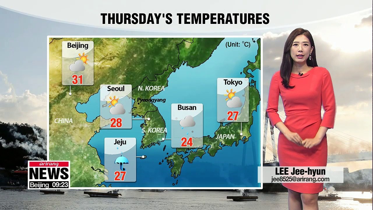 Rain in southern regions, cloudy in central regions _ 091318