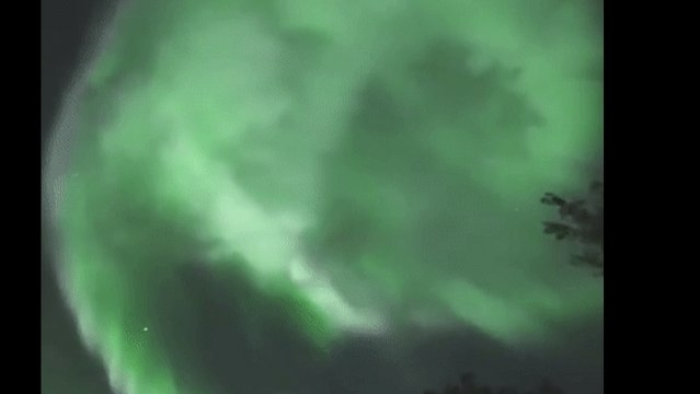 Stunning Wave of Northern Lights Flutter Above Luosto, Finland