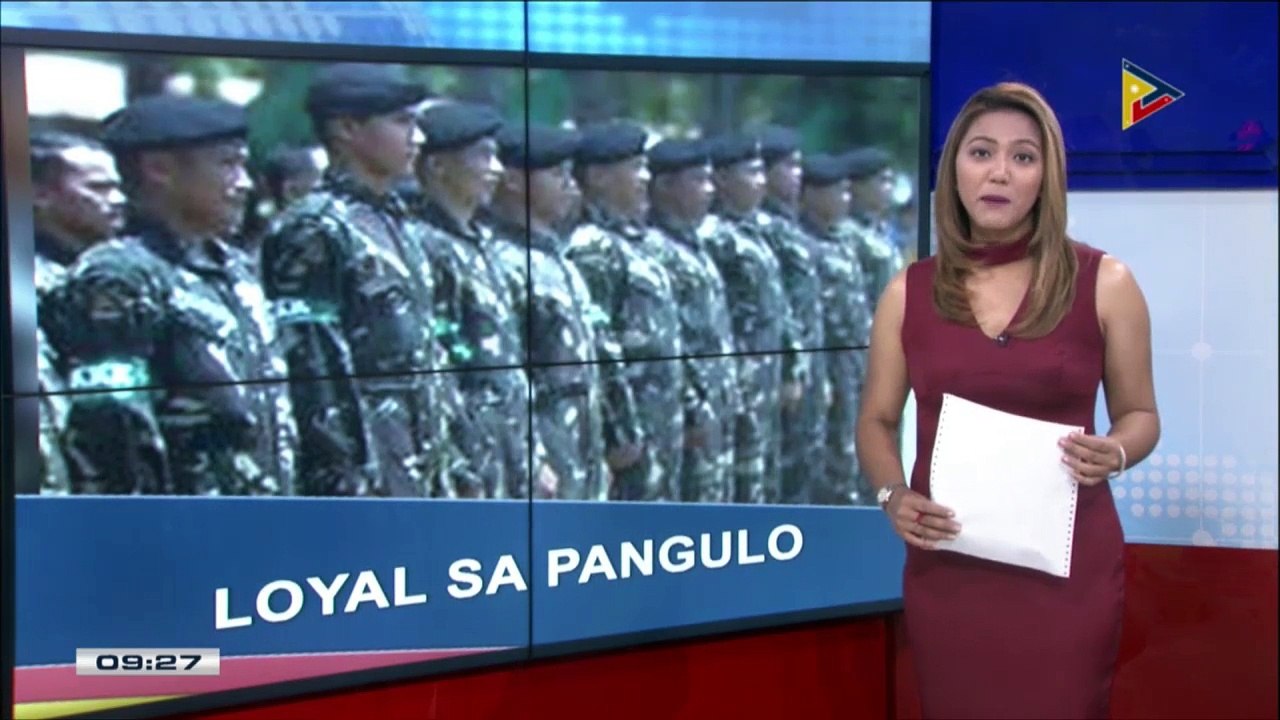 AFP, nananatiling tapat sa liderato ni Pres. #Duterte