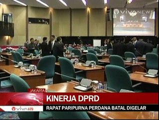 Sebagian Anggota Tak Hadir, Rapat Paripurna DPRD DKI Batal