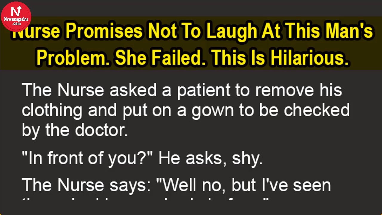 Nurse Promises Not To Laugh At This Man’s Problem. She Failed. This Is Hilarious.
