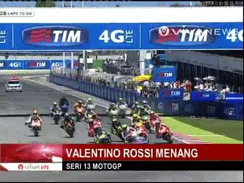 Marquez Terjatuh, Rossi Juara MotoGP San Marino