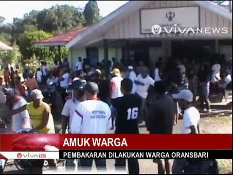 Rusuh, Satu Kampung di Manokwari Dibakar