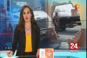 Callao: tráiler impacta en pared y fuga
