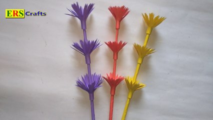 DIY: How to make very beautiful paper flower stick 2018