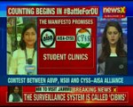 DUSU election 2018: NSUI, ABVP in tight contest, results to be announced today