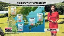 Heavy rain on Jeju and southern regions, wet until Saturday dawn _ 091318