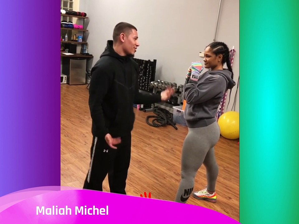 Maliah Michel Boxing Lesson