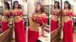 Mouni Roy looks sizzling in her Red dress & we are loving it! | Boldsky