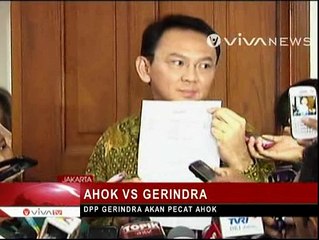 Tolak Surat Pengunduran Diri Ahok, DPP Gerindra Akan Pecat Ahok