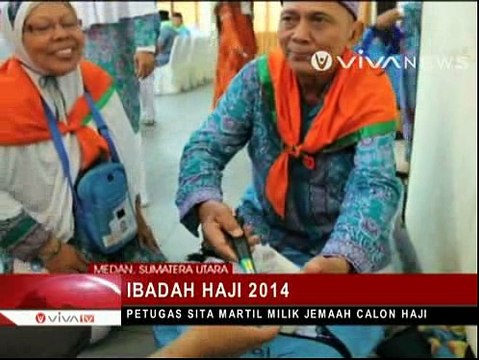 Jemaah Calon Haji Kedapatan Bawa Martil di Tas