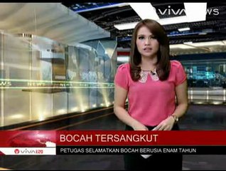 Jatuh dari Lantai 2, Seorang Bocah Tersangkut