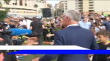 لقطة: كرة قدم: إطلاق إسم ديشان على استاد في فرنسا