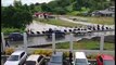 ROAD CLOSEDThis was the state of the Cedar Hill Road, Claxton Bay at 1.30p.m. on Tuesday afternoon as a result of torrential showers that swept accross south a