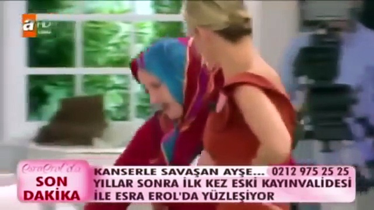 Kaynana ve gelin, canlı yayında birbirine girdi