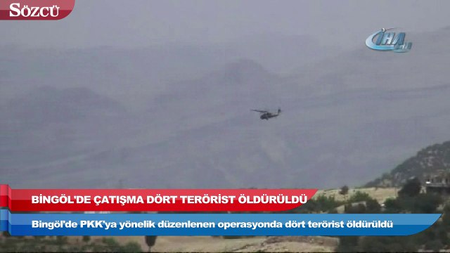 Bingöl’de öldürülen terörist sayısı 4’e çıktı