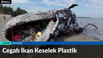 #1MENIT | Cegah Ikan Keselek Plastik