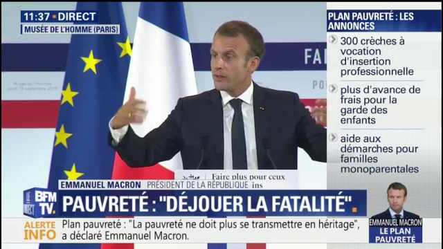 Emmanuel Macron: On apprend des personnes pauvres. Ce sont elles qui ont la réponse. Ce que je vous dis, c'est ce qu'elles m'ont fait comprendre et que je ne comprenais pas