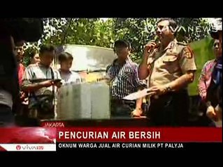 Pencurian Air Bersih, PT Palyja Rugi Rp1,2 M Per Bulan