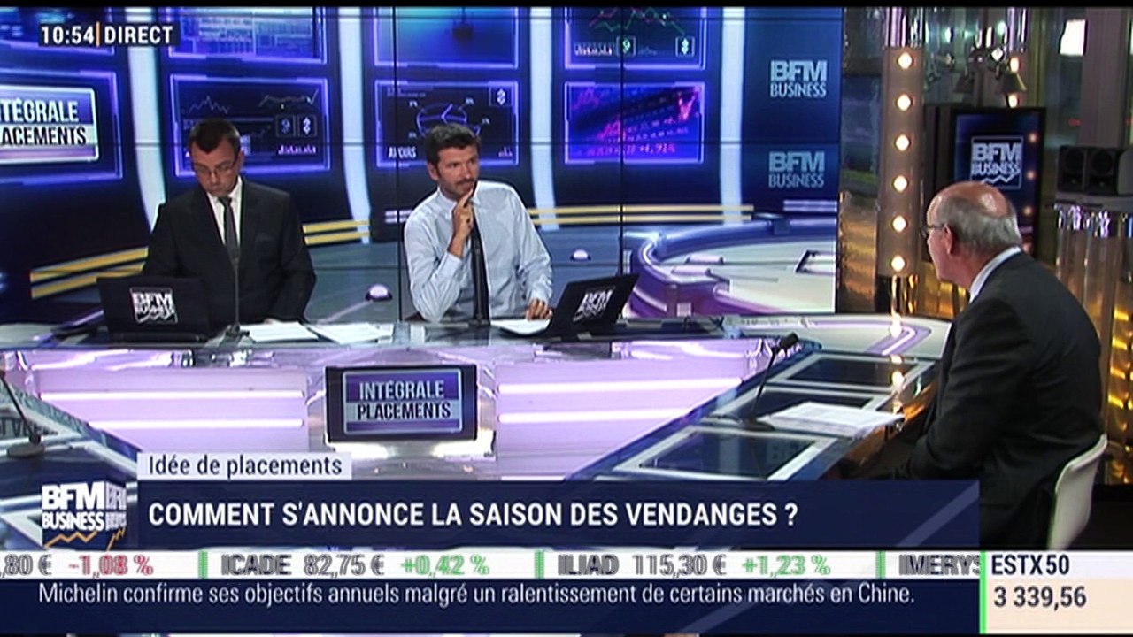 Idées de placements: Comment s'annonce la saison des vendanges ? - 13/09