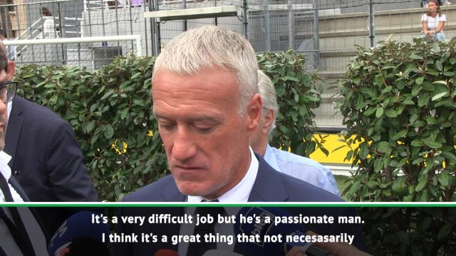 Deschamps backs Vieira to be a success at Nice