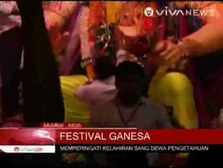 Semarak Festival Ganesa di Mumbai