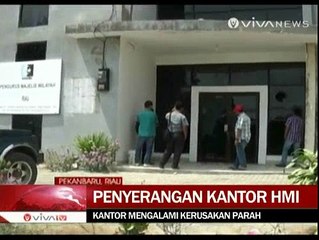 Kantor HMI Riau-Kepri Dirusak Orang Tak Dikenal
