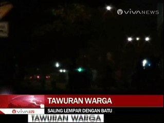 Tawuran Warga di Pasar Rumput Rusak Halte Bus Transjakarta
