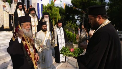 Υποδέχθηκαν στην Λαμία  το Ιερό Λείψανο του Ευαγγελιστού  Λουκά