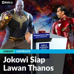 #1MENIT | Jokowi Siap Lawan Thanos