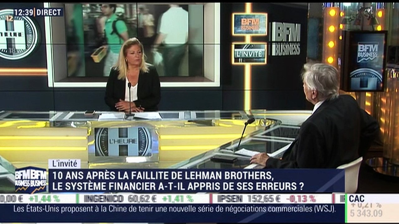 Dix ans après la faillite de Lehman Brothers, le système financier a-t-il appris de ses erreurs ? - 13/09