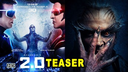 2.0 TEASER | Rajinikanth & Akshay Kumar’s sci-fi thriller