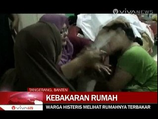 3 Rumah di Poris Indah Tangerang Ludes Terbakar