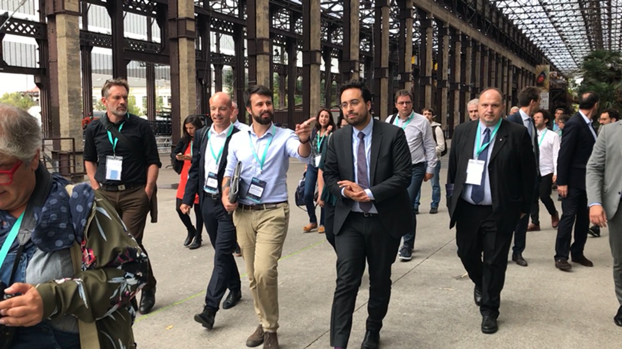 Nantes. Mounir Mahjoubi, secrétaire d'Etat chargé du numérique présent au Numérique en communs