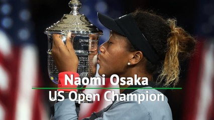 US Open champion Osaka on Serena, being a role model, and what's next