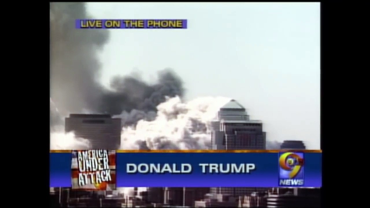 Donald Trump [2001]:  "Only Explosives Could Have Brought Down WTC Towers" [mark 5:00]