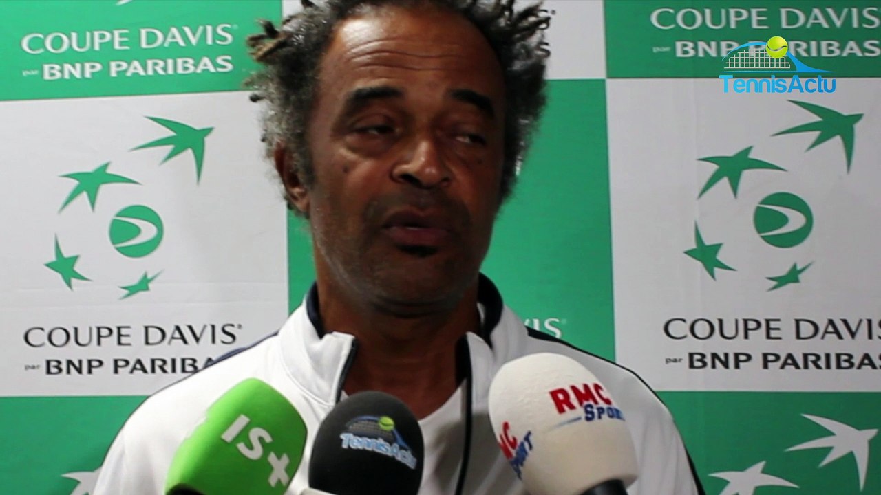 Coupe Davis 2018 - Yannick Noah : "Benoit Paire en Coupe Davis.... c'est simple !"