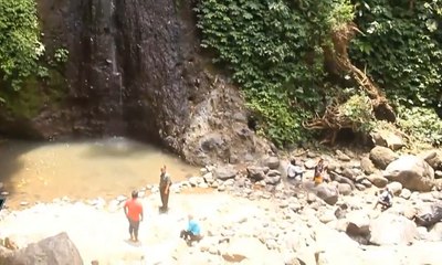 Kemarau Panjang, Volume Air Terjun Montel Menyusut