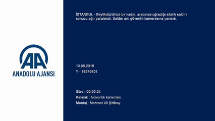 Beylikdüzü'nde silahla yaralama - Saldırı anı - İSTANBUL