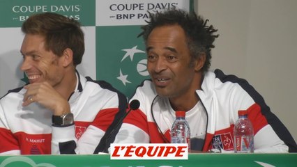 Noah «Benoît Paire ne peut pas casser plus de trois raquettes par set» - Tennis - Coupe Davis