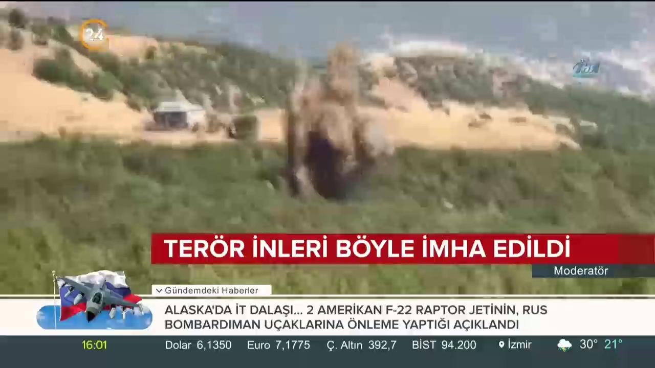 Terör inleri böyle imha edildi