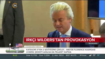 Irkçı Wilders'tan provokasyon