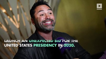 Boxing Legend Oscar De La Hoya to Run for President in 2020