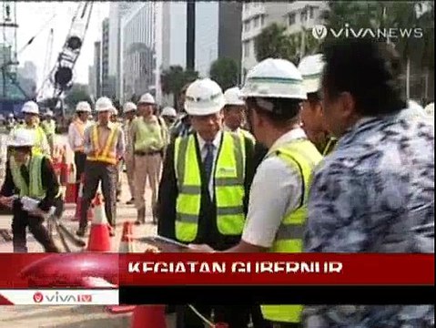 Jokowi Tinjau Proyek MRT Ditemani Mantan PM Jepang