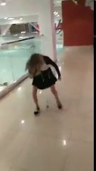 Where's the bottle? There is no bottle! Russian girl is burning