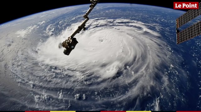 Les images de l'ouragan Florence prises par la Nasa