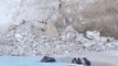 Rockfall Causes Injury, Capsizes Boats at Beach on Greek Island of Zakynthos