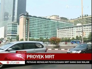 Pengerjaan Stasiun MRT Terus Dikebut