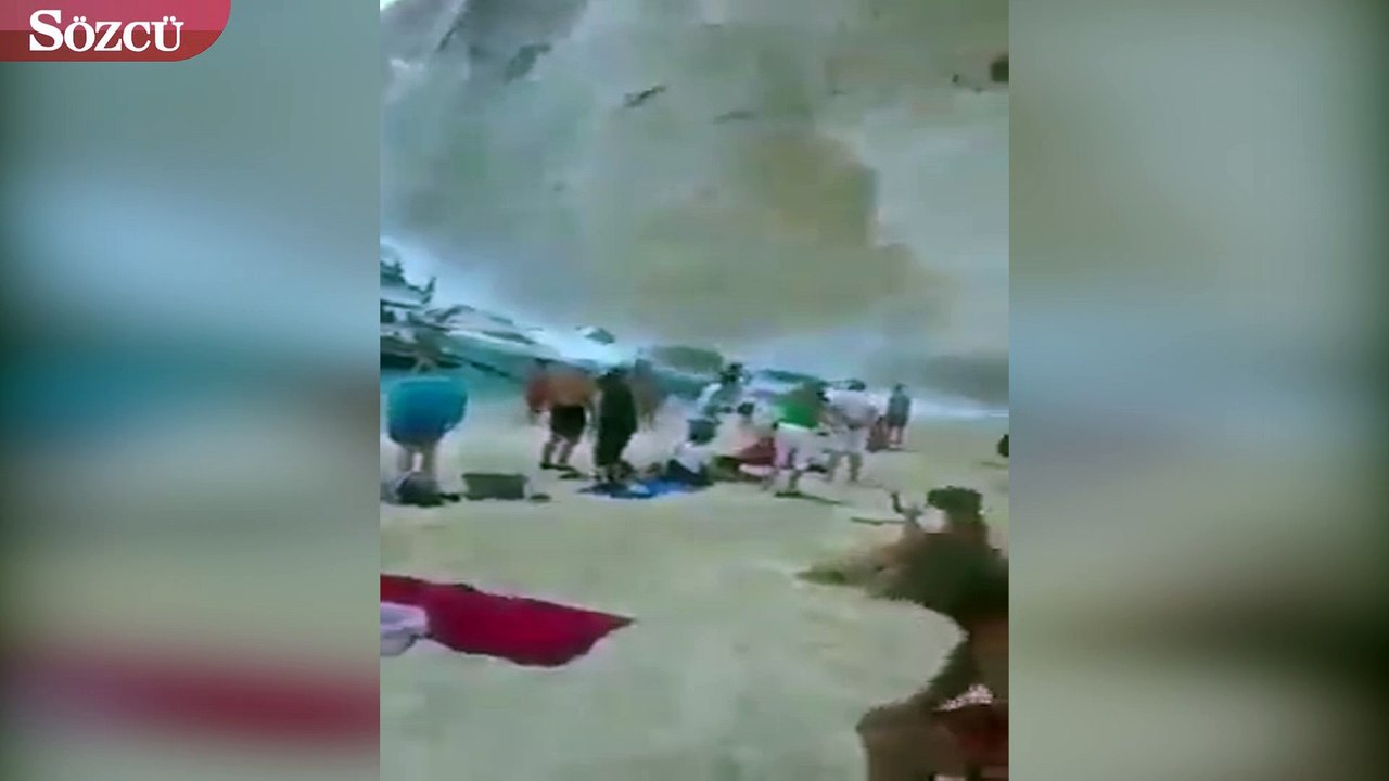 Tatil cennetinde yaşanan dehşet kamerada